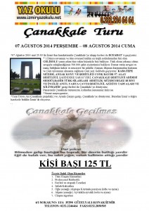 Çanakkale Şehitlik Turu